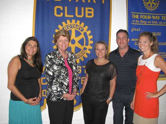 Club Meeting - August 1, 2014 - Connie Knox and the WILM-TV Staff