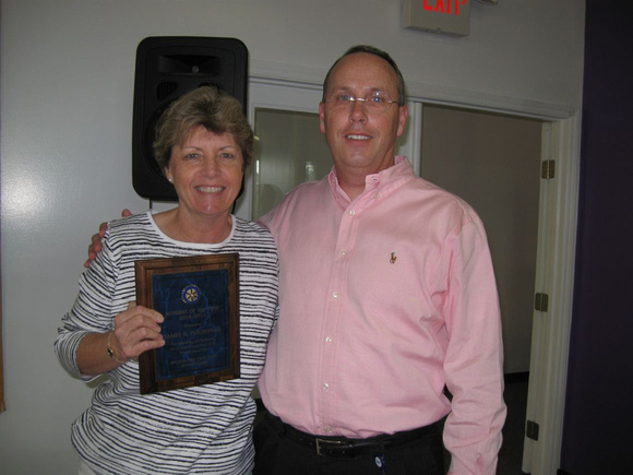 July 10, 2015 - Jim Flechtner - Rotarian of the Year Award