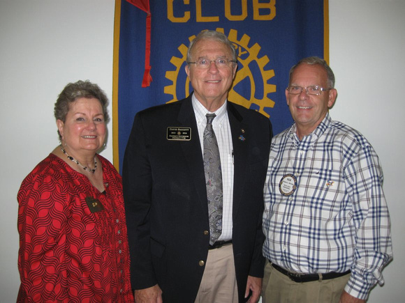 August 28, 2015 Meeting - David Baggett District Governor & Wife Magda