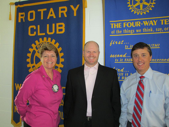 Meteorologist Nate Johnson of WRAL-TV in Raleigh Speaks to the Club