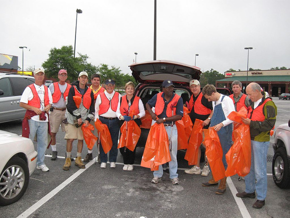 Roadside Trash Pickup 9-26-09