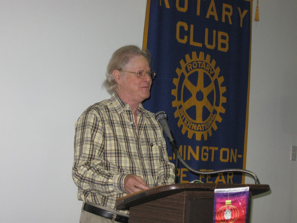 September 19, 2014, Club Meeting, Dr. Art Frankel, UNCW