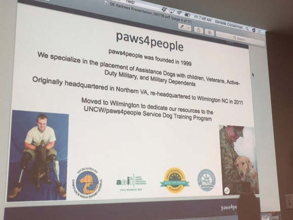 February 8, 2019 Meeting -  Paws4People