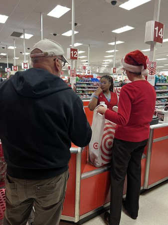 December 6, 2023 Christmas Families at Target