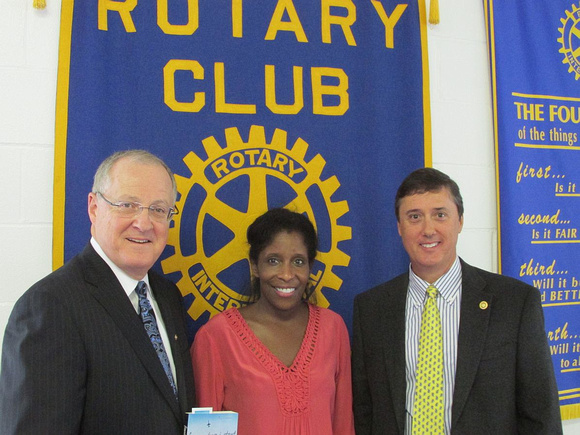 Melodie Homer - Author "From Where I Stand" Speaks to the CF Rotary Club